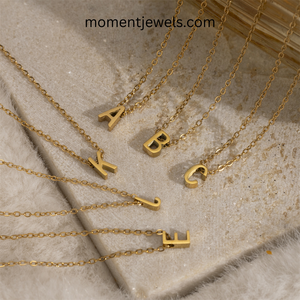Collier pendentif lettre carrée personnalisée plaqué or 18 carats, acier inoxydable 304, bijou minimaliste délicat, cadeau pour femme - Product Image 3