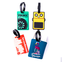 Etiqueta de Equipaje Personalizada de Goma, Silicona o PVC, con Logotipo y Nombre Personalizados, para Bolsas de Viaje