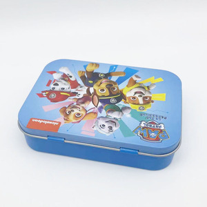 Bạc đồng bằng dễ thương kim loại bản lề nhỏ nhỏ bạc hà Kẹo hộp thiếc - Product Image 2