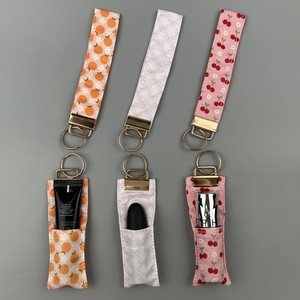 Wholesale <b>Custom</b> Stainless Steel Eco-Friendly Foldable Cute Lightweight <b>Lipstick</b> Keychain Holder Lip Balm Holder Perfume - Product Image 1