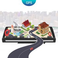 Système de navigation GPS intelligent transfrontalier 9 pouces pour voiture avec CarPlay sans fil pour écran de contrôle central tout-en-un et caméra de recul