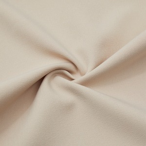 Vente en gros du fabricant 90% polyester 10% spandex pointelle tissu tricoté sweat à capuche haute élasticité couleur unie teint uni filles - Product Image 3