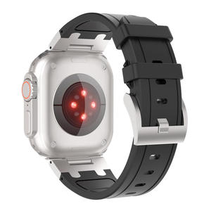 สายนาฬิกาซิลิโคนขายส่งจากโรงงานสำหรับ Apple Watch S10 11 46 มม. Ultra 49 มม. SE 44 มม. สายนาฬิกาแบบสปอร์ตพร้อมหัวเข็มขัดโลหะผสมสังกะสี - Product Image 6