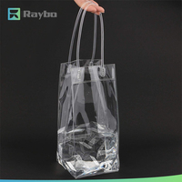 Vente d'usine RAYBO : Sacs à glace transparents en PVC pour vin, champagne et bière, pour refroidir le champagne
