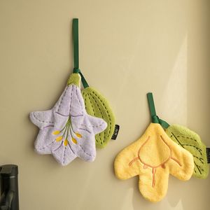 Serviette de toilette pour enfant en polaire corail Spring/Plant Original, suspendue, super absorbante, rembourrée, de haute qualité, pour cuisine - Product Image 1