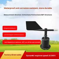 Capteur de direction du vent, transmetteur de vitesse du vent, instrument à ailettes, station météo RS485 4-20mA YZ-3000-FX-N01 Chine continentale