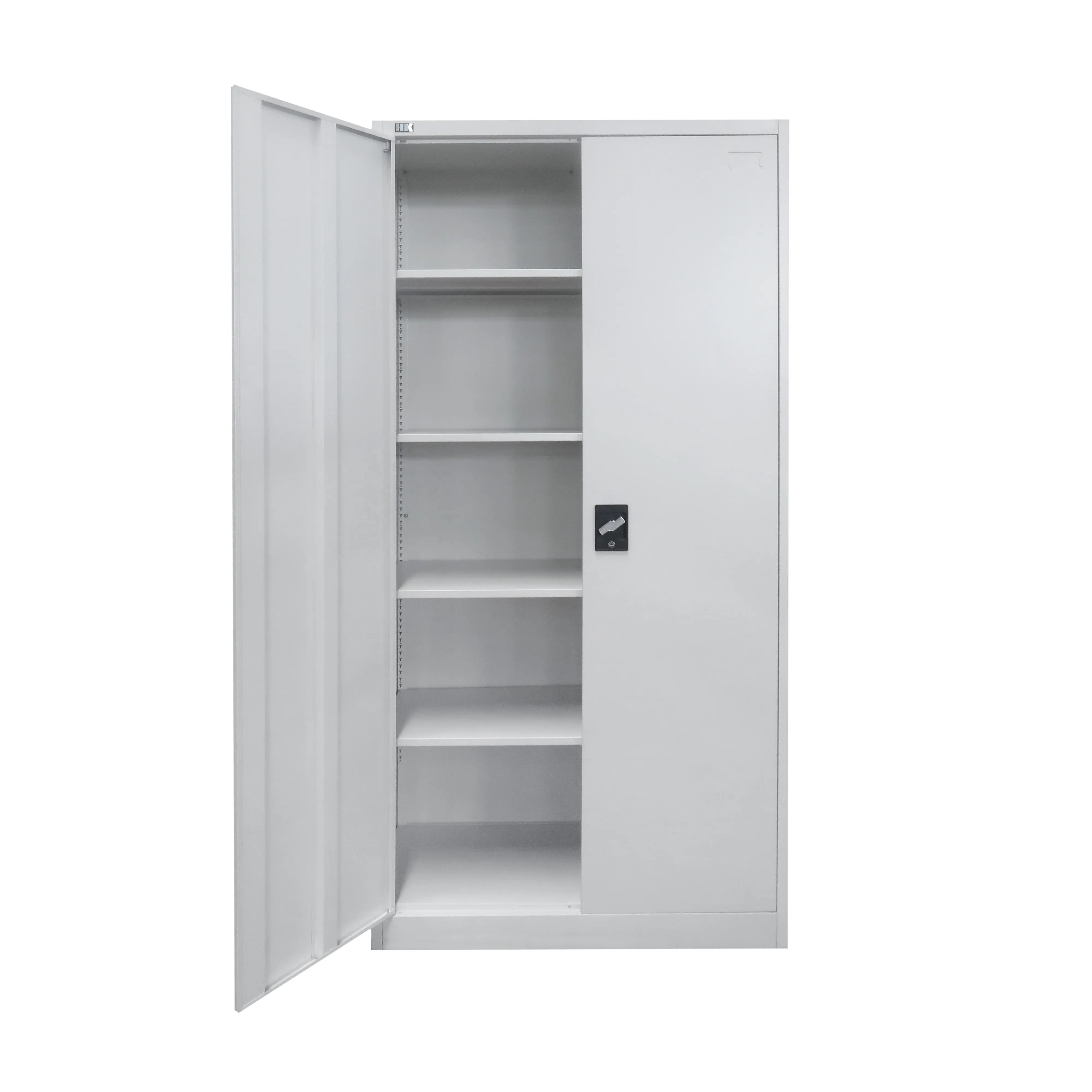 Storage Steel Cupboard Locker Knock down Folding storage for dressing clothes wardrobe two door steel Cupboard filing cabinet
