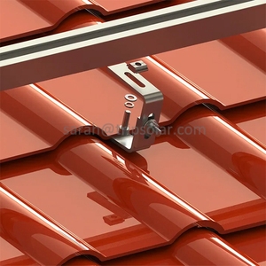 Sistema de techo de paneles solares Gancho de techo de teja solar de <span class=keywords><strong>España</strong></span> - Product Image 2