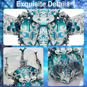 Puzzle 3D en métal Piececool Saphir <span class=keywords><strong>Scarabée</strong></span> <span class=keywords><strong>Rhinocéros</strong></span>, modè<span class=keywords><strong>le</strong></span> d'insecte à assembler soi-même, artisanat décoratif moderne imprimé UV et gravé, cadeau - Product Image 6