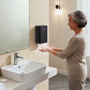 Secador de Manos para Baño de Uso Doméstico y Hotelero Ak282 |   Sensor automático compacto negro de 110 V, manos libres, fácil instalación, Ak2822 - Product Image 4