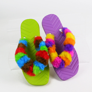 Chanclas de piel rosa, chanclas suaves con punta abierta para Primavera/Verano, impermeables, antideslizantes, ligeras, resistentes, tendencia de moda - Product Image 3