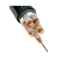 Cable de alimentación de cobre sin oxígeno Flexible blindado con revestimiento aislado XLPE multinúcleo de bajo voltaje tamaño 185