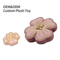 Coussin en peluche personnalisé OEM ODM, couverture super douce multifonctionnelle anti-stress, compagnon d'intérieur mignon en forme de fleur