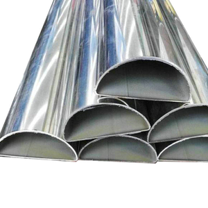 Tuyaux de forme spéciale, <span class=keywords><strong>tube</strong></span> en <span class=keywords><strong>acier</strong></span> demi-rond sur mesure à vendre - Product Image 1