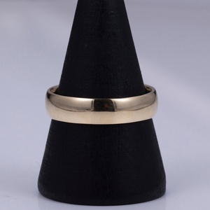 Anillo de Boda Personalizado de Oro Amarillo Macizo de 9K MS-534 - Product Image 3