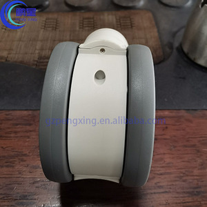 China 5 "6" Doppel räder Central Control <span class=keywords><strong>Caster</strong></span> Stem Medizinische Zentral verriegelung Rollen rad Krankenhaus Lenkrad für Krankenhaus bett - Product Image 6