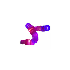 2.9 Işıklı Plastik Çekme Tüpü Oyuncak Çocuklar için Stres Giderici Oyuncak Gerilebilir, Birleştirilebilir, Sıkılabilir Oyuncak Stres Giderici Oyuncak - Product Image 6