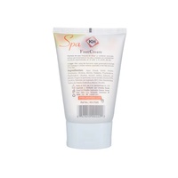 Tube souple semi-transparent givré de 4,5 oz avec bouchon à clapet pour crème pour les pieds, lotion corporelle et pour les pieds, 128 g