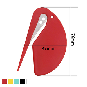 Mini abrecartas de plástico Abridor de sobres Cortador de papeles de seguridad - Product Image 6
