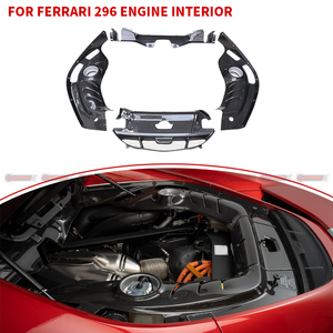 Reemplazo de la Cubierta Decorativa del Compartimento del Motor en Fibra de Carbono Seca para Ferrari 296 GTB - Product Image 4