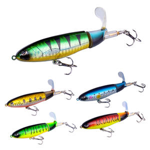 Leurre flottant <span class=keywords><strong>whopper</strong></span> popper, leurre de pêche, appât dur, hélice, DN, 11cm, 15g - Product Image 2