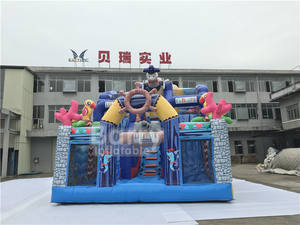Nouveau design commercial de toboggan gonflable pour enfants sur le thème du monde marin pour <span class=keywords><strong>la</strong></span> fête des enfants / fête / événement - Product Image 2