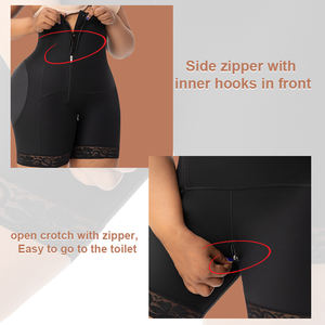Control de barriga de cintura alta, funda de estómago plana, moldeador de cuerpo para levantar glúteos, ropa moldeadora de cintura Lipo Para Mujer, Fajas cortas BBL - Product Image 5