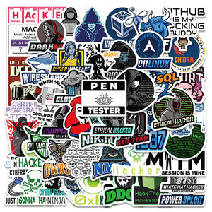 50Pcs/set Stiker Grafiti Pemrograman Hacker Baru untuk Koper, Notebook, Gitar, Skateboard, Stiker DIY Tahan Air - Product Image 4