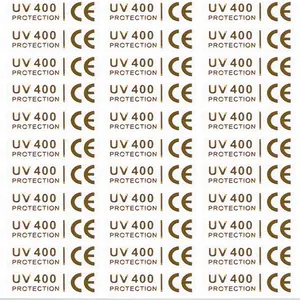 MS M1028 PVC wasserdichtes Etikett für Brillen Benutzer definierter Logo-Aufkleber für Brillen Brillen etiketten