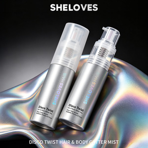 SHE LOVES Spray Iluminador en Polvo Brillante, Resistente al Agua y de Larga Duración, Diseño Sin Presión, <span class=keywords><strong>Bronceador</strong></span> para Cabello, Cuerpo y Clavícula - Product Image 1