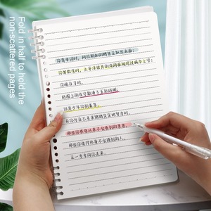 Cuadernos personalizables para estudiantes de escuela clásica, cuadernos recargables de composición espiral Harddocver, papelería A5 B5, 60 hojas - Product Image 5
