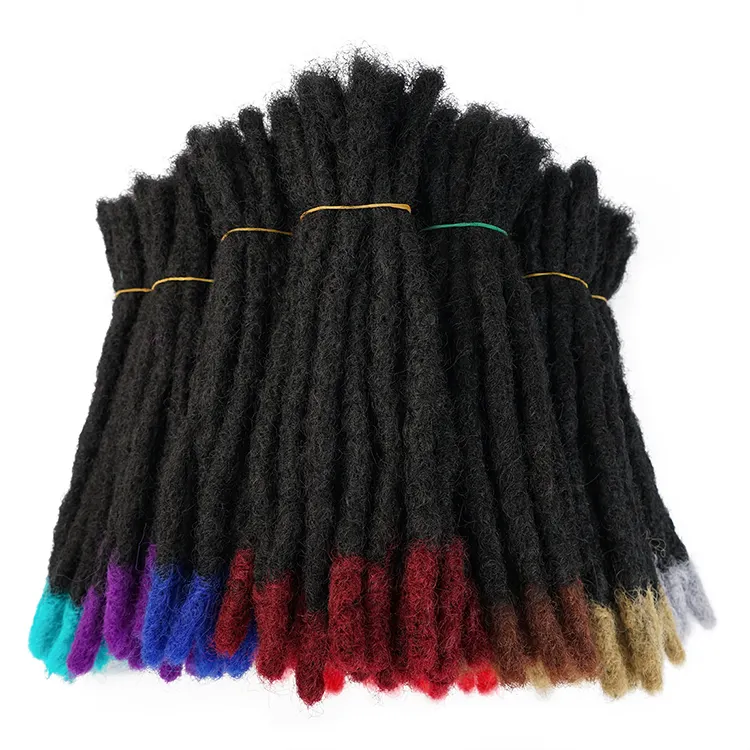 cheap 6 10 20 inch Handmade Dreadlocks Hair Extensions Crochet Braiding Hair Synthetic Hair Dreadlocks