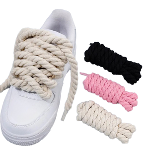 Lacci per <span class=keywords><strong>Scarpe</strong></span> in Poliestere da 8 mm di Spessore Colore Personalizzato <span class=keywords><strong>Corda</strong></span> Intrecciata in Canapa e Cotone per <span class=keywords><strong>Scarpe</strong></span> SB Dunk - Product Image 4