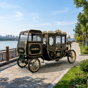 Calèche royale de style européen personnalisée, élégante et luxueuse, pour mariage, fabriquée par un fabricant spécialisé en calèches royales électriques. - Product Image 1
