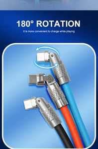 <span class=keywords><strong>Cable</strong></span> Magnético de Carga Rápida de 120W 6A, Tipo C a Tipo C, Conductor de Cobre Puro, Conectores de Aleación de Zinc, Revestimiento de TPE, <span class=keywords><strong>USB</strong></span> 2.0 para <span class=keywords><strong>iPhone</strong></span> - Product Image 5