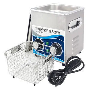 Ultrasound Cleaner 60W 2L Ultrasound Washing Machine with Heater Adjustable for Industrial Parts Hardware Cleaning Grease Rust