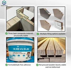 Nhà Máy Trực Tiếp Tùy Chỉnh Kích Thước Melamine Nội Bộ Cửa Gỗ Cho Ngôi Nhà Trường Biệt Thự Hoàn Thành Cho Phòng Tắm Phòng Khách Phòng Ngủ - Product Image 4