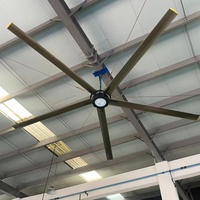 16ft-24FT HVLS Deckenlüfter für Geflügelställe & Pferdeställe, Großer Abluftventilator für Viehbetriebe mit CE-Zertifizierung