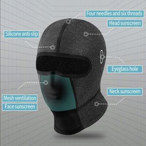 Masque de ski balaclava personnalisé avec logo pour les sports de plein air, masque facial en nylon pour la conduite à moto des enfants, impression par sublimation - Product Image 3