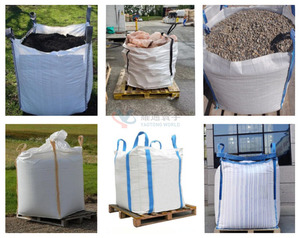 Sac jumbo FIBC d'occasion de 1 tonne pour <span class=keywords><strong>sable</strong></span>, <span class=keywords><strong>calcaire</strong></span>, amiante, en vrac, conteneur de 1000 kg, <span class=keywords><strong>big</strong></span> <span class=keywords><strong>bag</strong></span> d'asphalte pour transport maritime, ciment - Product Image 4