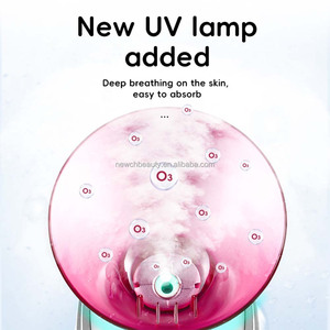 Vaporizador Facial Portátil <span class=keywords><strong>de</strong></span> <span class=keywords><strong>Ozono</strong></span>, Vaporizador Eléctrico Profesional para el Hogar con Lámpara UV, Spray Frío y Caliente Nano, Hidratante y Limpiador Profundo - Product Image 4