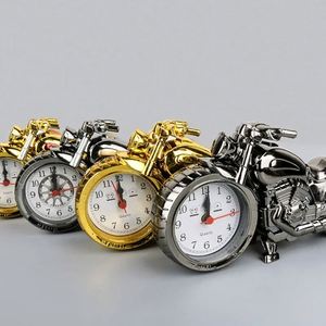 Creative Digital Analog Motorcycle Styling Alarm <b>Clock</b> Elementary School Students Waking Home Decor <b>Bedside</b> Table Desk - Product Image 2
