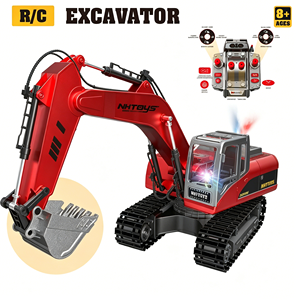 <span class=keywords><strong>Mini</strong></span>-excavatrice télécommandée DWI 15 canaux en alliage, échelle 1/20, avec chargeur USB – Modèle expert - Product Image 1