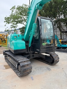 Excavatrice d'occasion Kobelco SK75 7,5 tonnes, pelle sur chenilles hydraulique d'occasion SK55 SK130 SK135SR, haute qualité à prix compétitif - Product Image 5