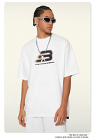 Vêtements pour jeunes, style streetwear, t-shirt ample à manches courtes pour homme, impression numérique personnalisée, pour l'été