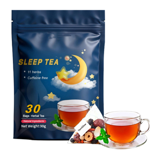 Thé pour le sommeil nocturne, mélange de 11 herbes, sans caféine, soutien à la relaxation, 30 sachets de thé pyramidaux, ingrédients naturels, vente en gros - Product Image 1