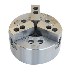 Mandril hidráulico hueco de tres mordazas Betterfair de 8 pulgadas KT08-3 de alta precisión, totalmente de acero, para mecanizado. - Product Image 1