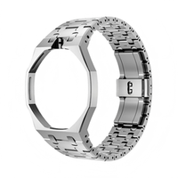 Cassa in acciaio inossidabile con cinturino, kit di modifica di precisione per Royal S-watch X AP Pop