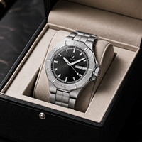 Montre de luxe personnalisée en acier inoxydable pour femmes, montre homme de haute qualité, montres personnalisées pour hommes, montre à quartz