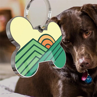 Placa de Identificación Personalizada para Mascotas con Código QR, Etiqueta de Identificación para Perros con Código QR